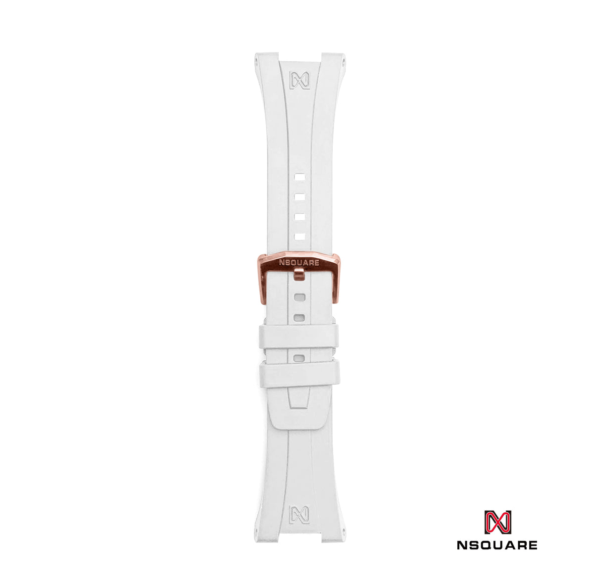 N48.13 White Rubber Strap|N48.13 白色橡膠帶
