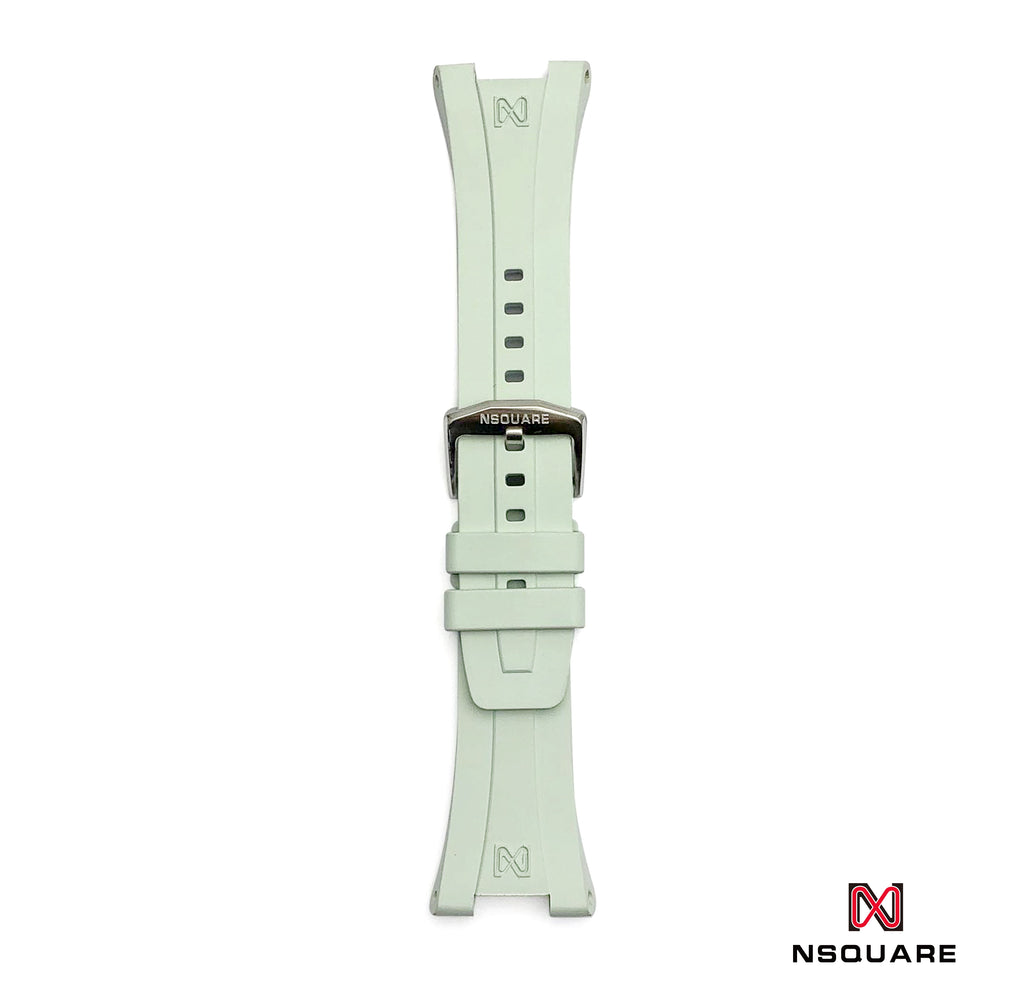 N48-Turquoise rubber strap|N48-綠松色橡膠帶