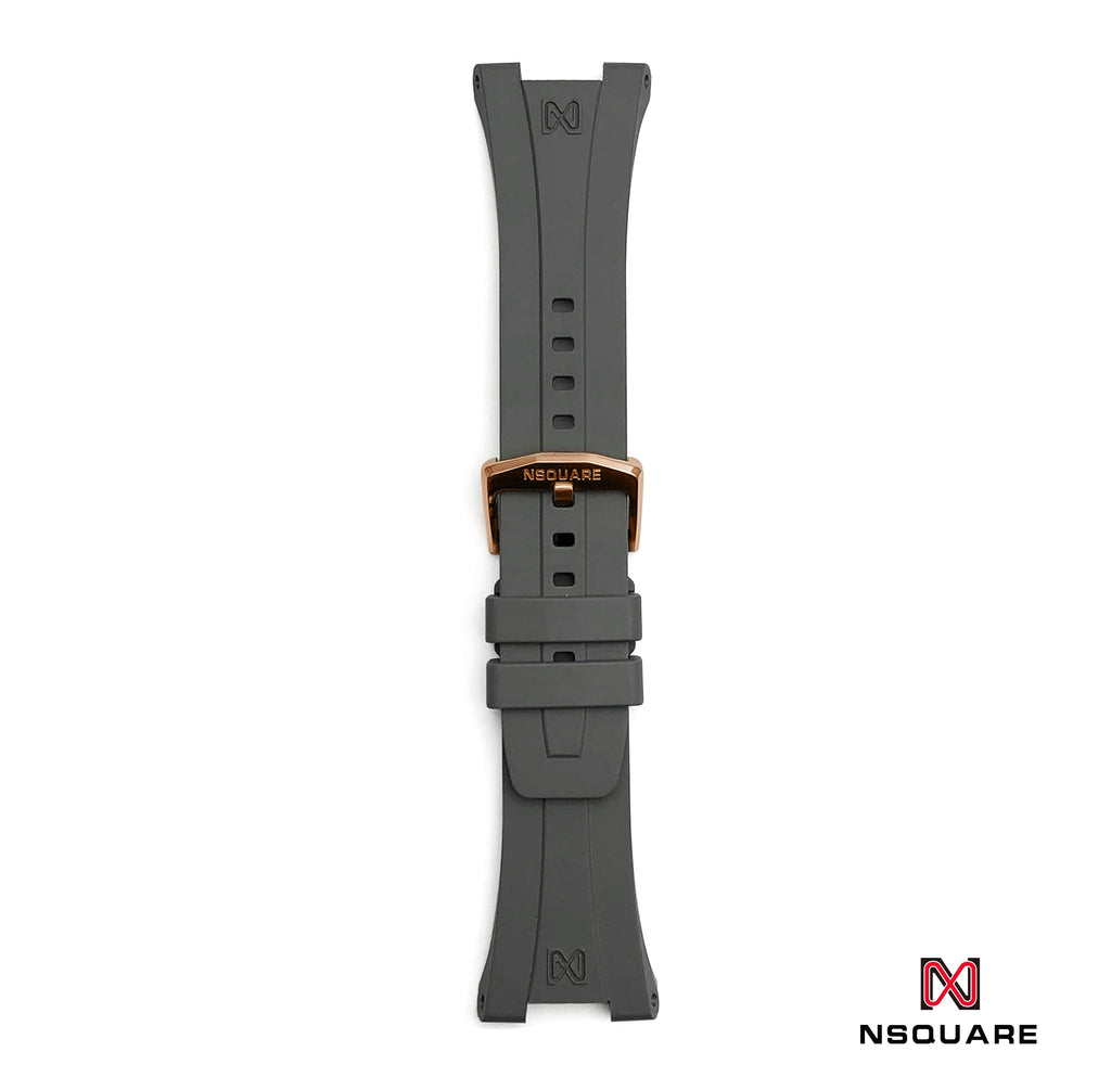 N48-Cool Gray rubber strap|N48-冷灰色橡膠帶