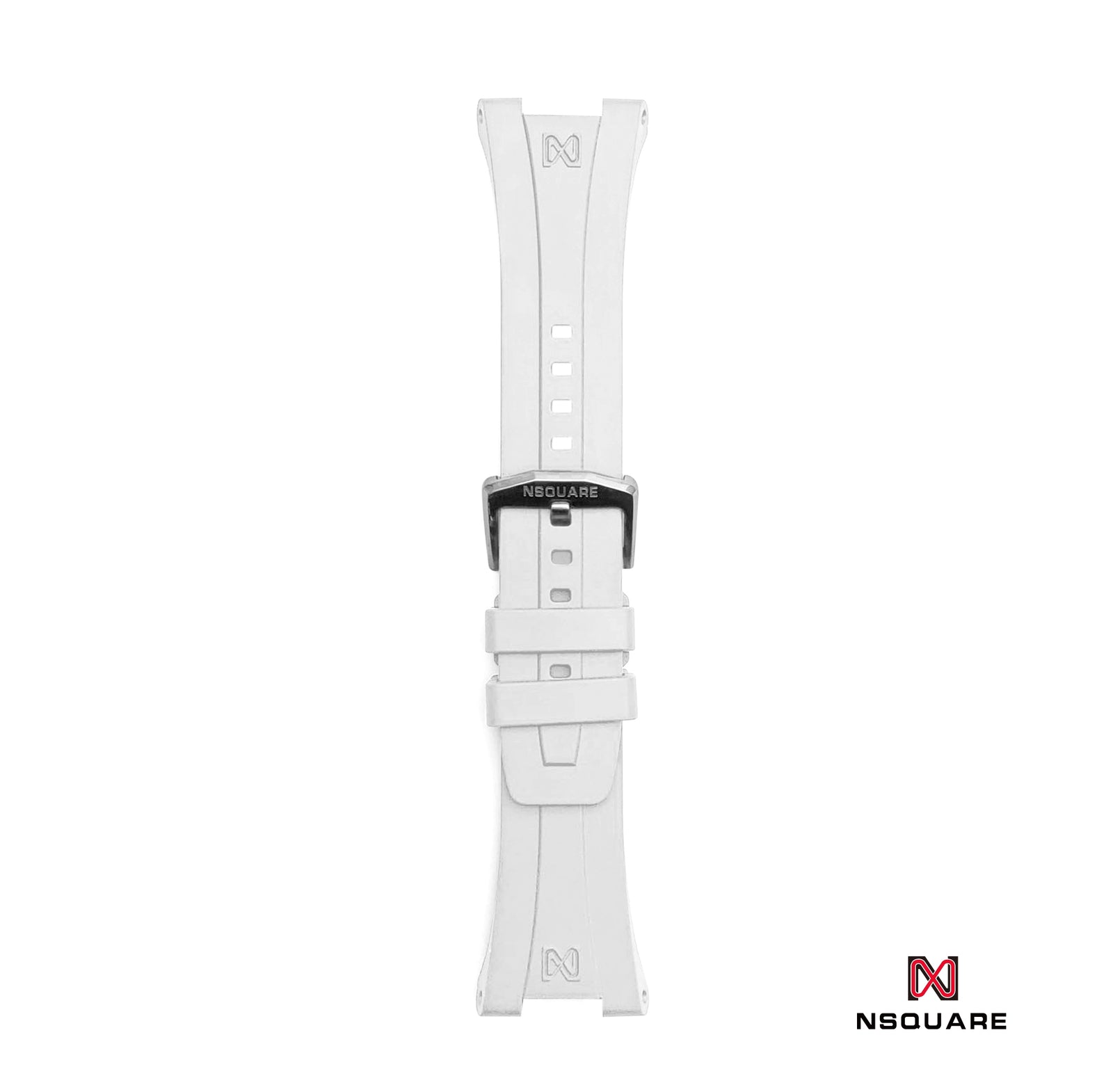 N48.3 White Rubber Strap|N48.3 白色橡膠帶