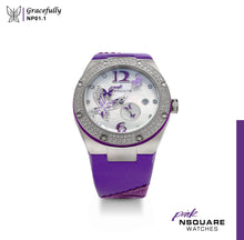 Load image into Gallery viewer, NSQUARE PINK Gracefully Automatic Watch-40mm  NP01.1|NSQUARE PINK 蝴蝶系列 自動錶-40毫米  NP01.1