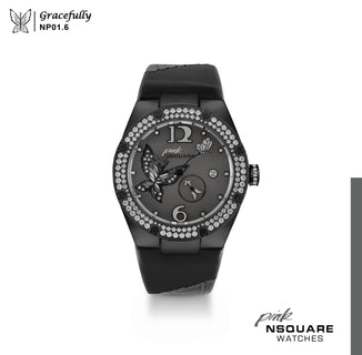 NSQUARE PINK Gracefully Automatic Watch-40mm NP01.6|NSQUARE PINK 蝴蝶系列自動表-40毫米 NP01.6