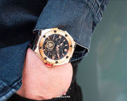 NSQUARE NM01-TOURBILLON Watch - 46mm  N35.4Rose Gold/Black|NM01-陀飛輪 46毫米  N35.4 玫瑰金/黑