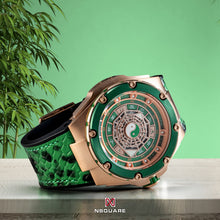 Load image into Gallery viewer, NSQUARE FIVE ELEMENTS AUTOMATIC WATCH - 46mm N59.2 WOOD ATTRIBUTES GREEN|NSQUARE五行 自動錶 - 46毫米 N59.2 木屬性 綠色