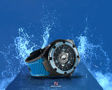 Load image into Gallery viewer, NSquare FIVE ELEMENTS Automatic Watch - 46mm N59.3 Water Attributes Blue|NSquare五行自動錶 - 46毫米 N59.3 水屬性 藍色