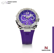 Load image into Gallery viewer, NSQUARE SnakeQueen39mm Automatic Watch- N48.7 Purple|NSQUARE 蛇后39毫米系列 自動錶-46. N48.7紫色